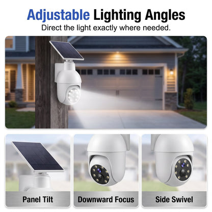 🔥Last Day 49% OFF-Solar-Powered Simulated Surveillance Camera Street Light