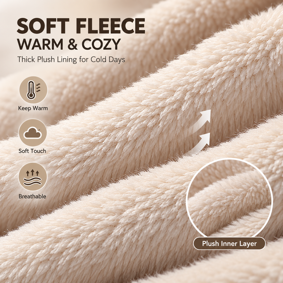 3-in-1 Winter Fleece Balaclava Hood 🧣❄️ Warm Face. Ear & Neck Cover