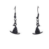 Witch Hat Halloween Dangle Earrings