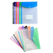 11-Hole Expanding File Pockets – Colorful Binder Accordion Organizer (6 or 12 Pack)