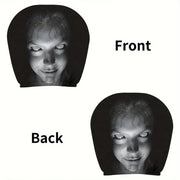 Halloween Horror-Themed Car Headrest Cover
