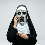 Fun Halloween Nun Mask