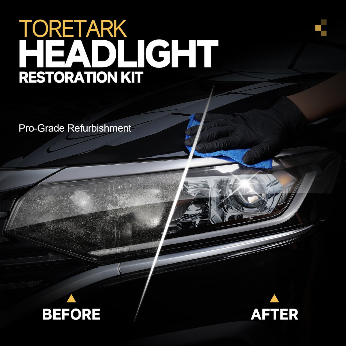 Toretark Headlight Restoration Kit