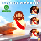 Jesus Night Light Rechargeable Bedside Night Light