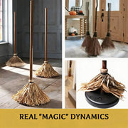 Moving Halloween Broom