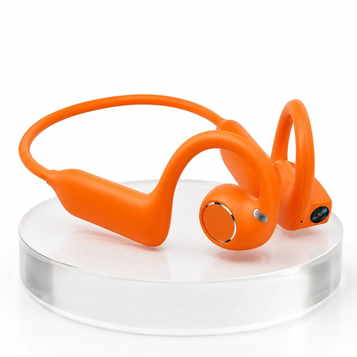 🎧 8MP Smart Camera Open-Ear Headset – POV Video. Calls & AI Assistance 🎥