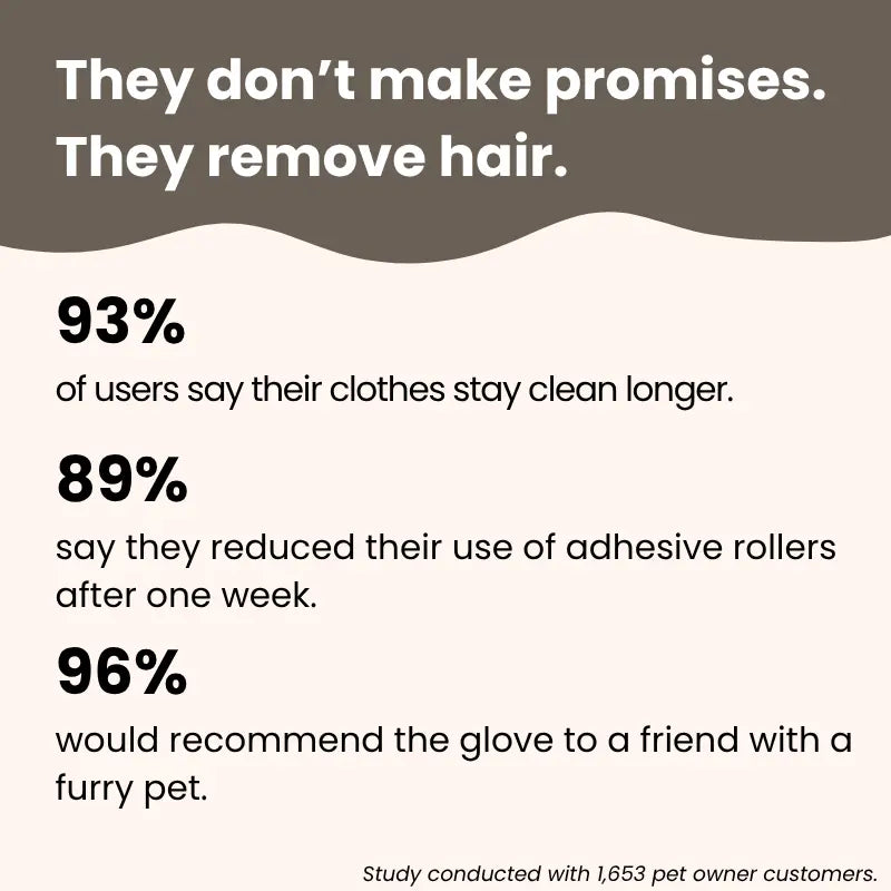 Eco-Friendly Pet Hair Removal Glove