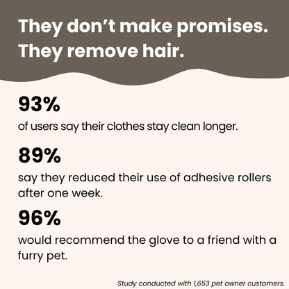 Eco-Friendly Pet Hair Removal Glove
