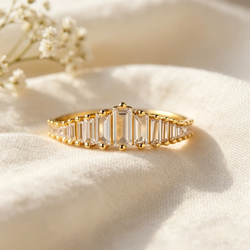 Art Deco Baguette Ring