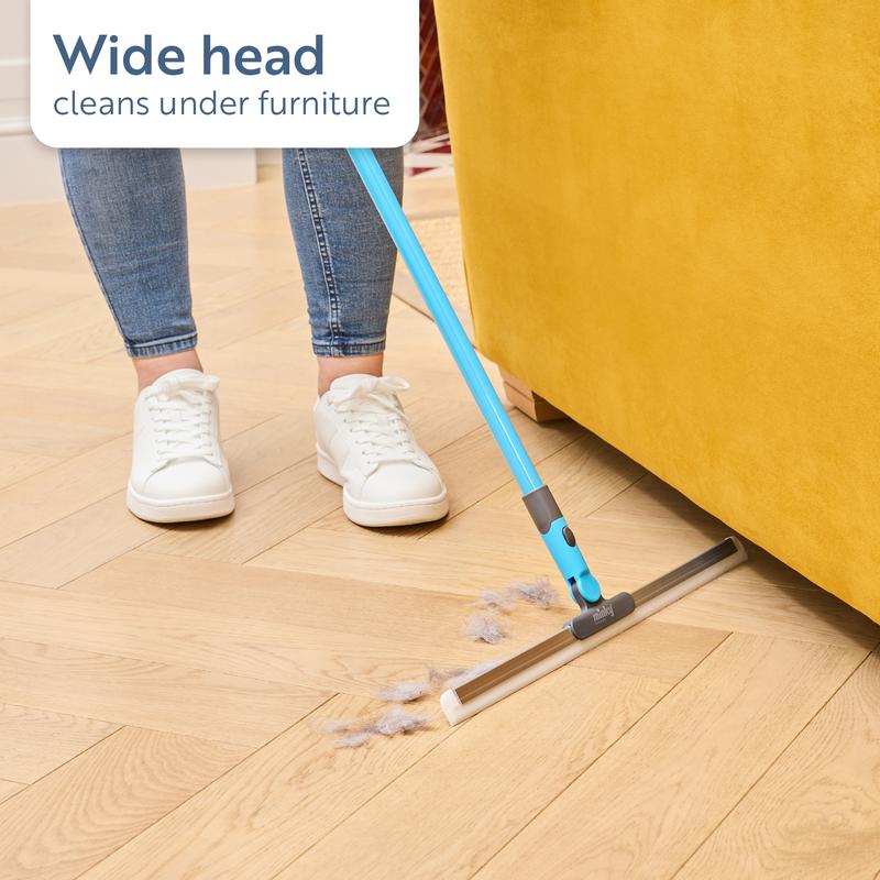 🧼LAST DAY SALE: Only ＄12.99! 🔥🔥Minky Flexi Edge Sweeper: Multi-Surface Cleaning for Floors, Carpets & Windows