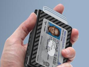 🔥LAST DAY SALE 49% OFF-🔥Minimalist Pop-Up Wallet for Men – RFID Blocking Aluminum Card Holder with ID Window & Leather Front Pocket