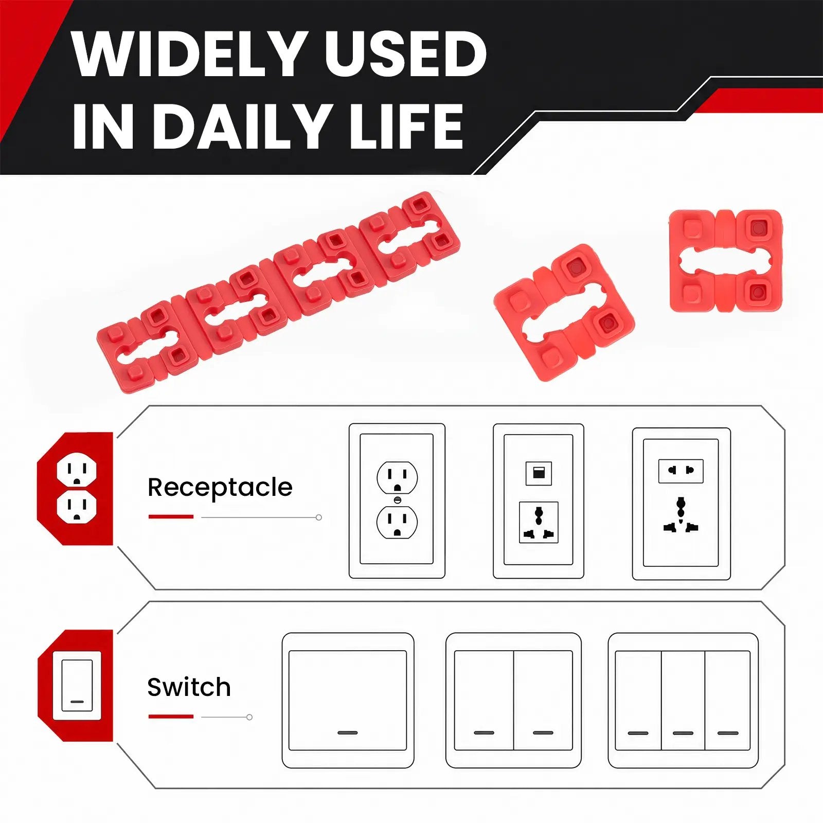 ⭐2026 USA Sale: Up to 50% OFF -✨Outlet Spacers for Electrical Box for Fixing Loose or Recessed Outlets