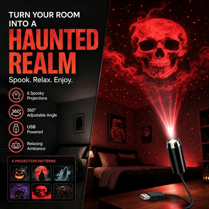 🔥Last Day 49% OFF-Plug-&-Play HD Christmas Projector – 6 or 10 Festive Scenes