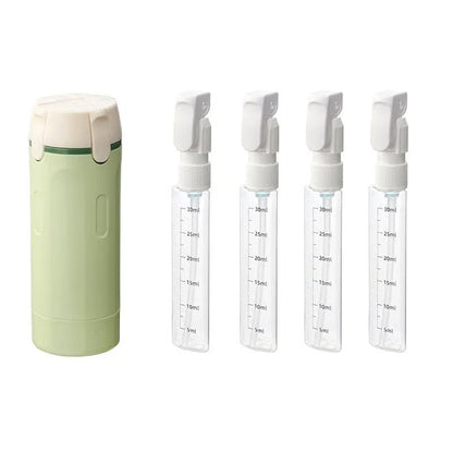 4-in-1 Leakproof Rotatable Travel Dispenser Set