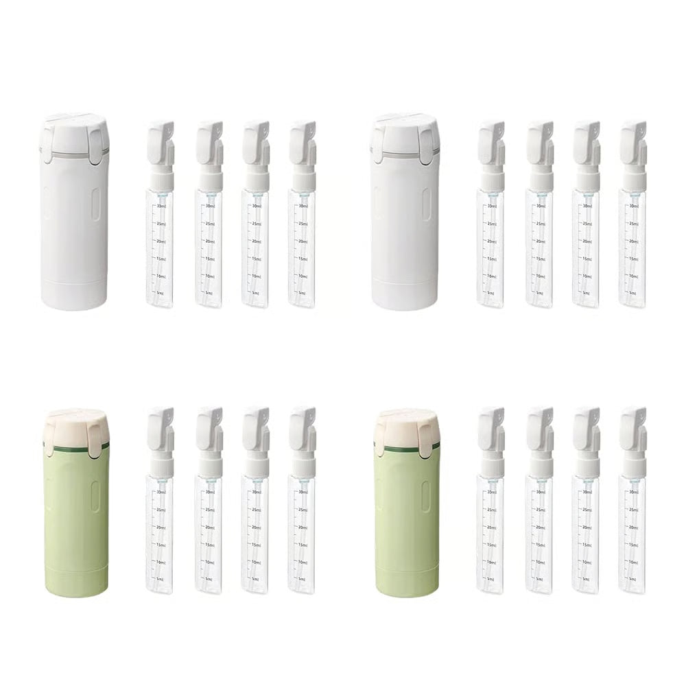 4-in-1 Leakproof Rotatable Travel Dispenser Set