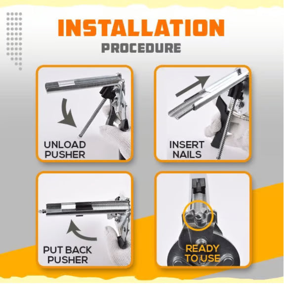Type M Hog Ring Pliers & Clips Set