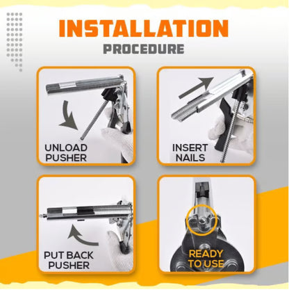 Type M Hog Ring Pliers & Clips Set