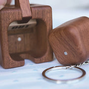 Wooden Key Holder with Funny Face Expression – HOME/OUT Toggle, Wall-Mounted, 3 Styles