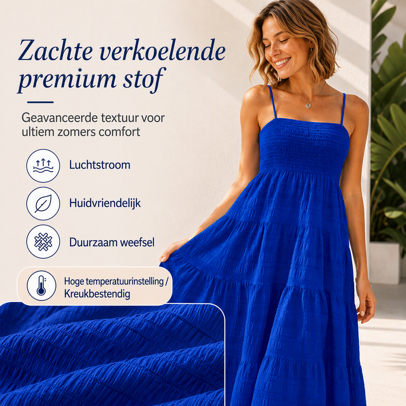 👗 Dames Mouwloze Gerimpelde Mini-jurk | 40% KORTING ⏰ Zomerdeal!