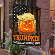 Trump Halloween Flag Trumpkin Make Halloween Great Again