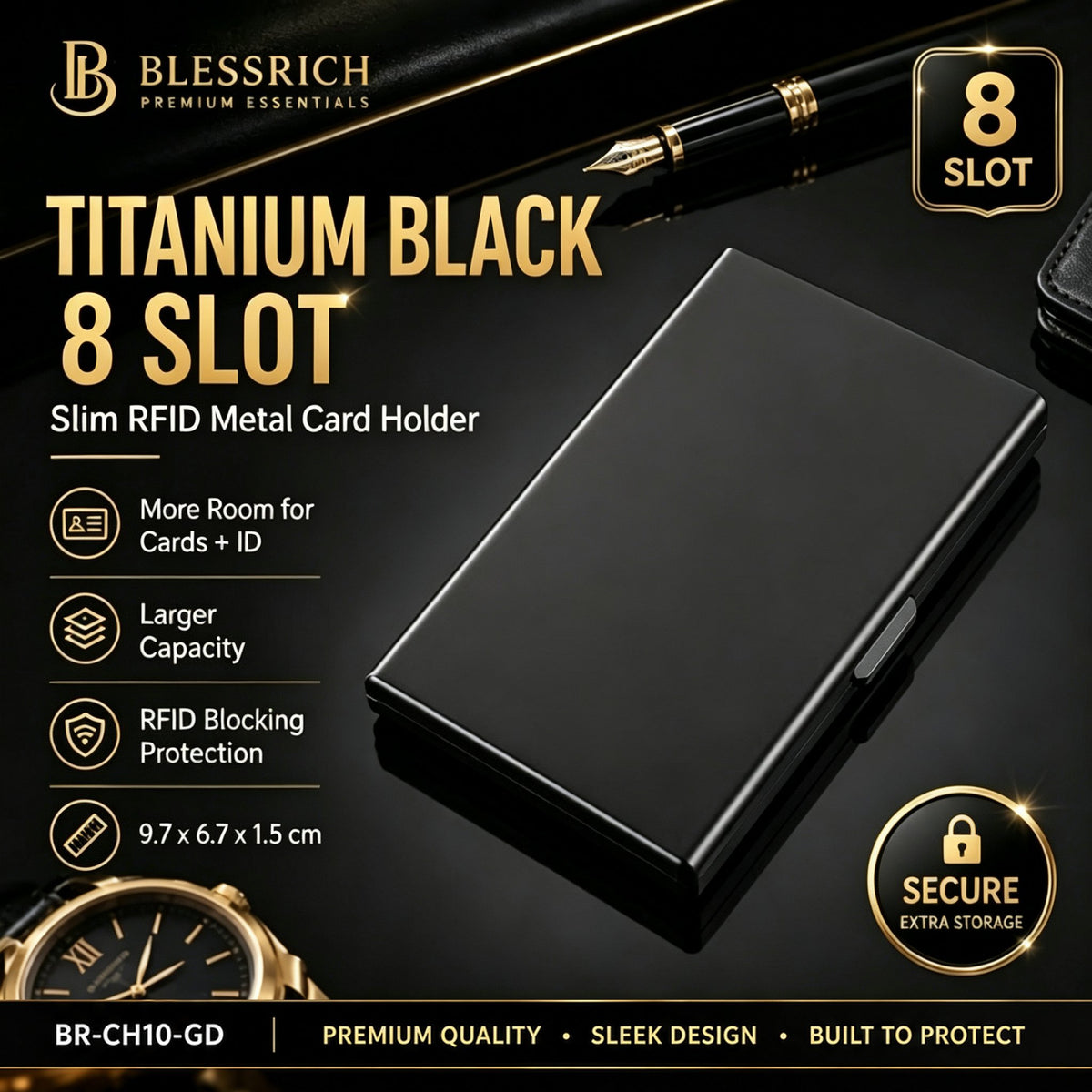 🔥LAST DAY SALE 49% OFF-💳RFID Blocking Metal Card Holder