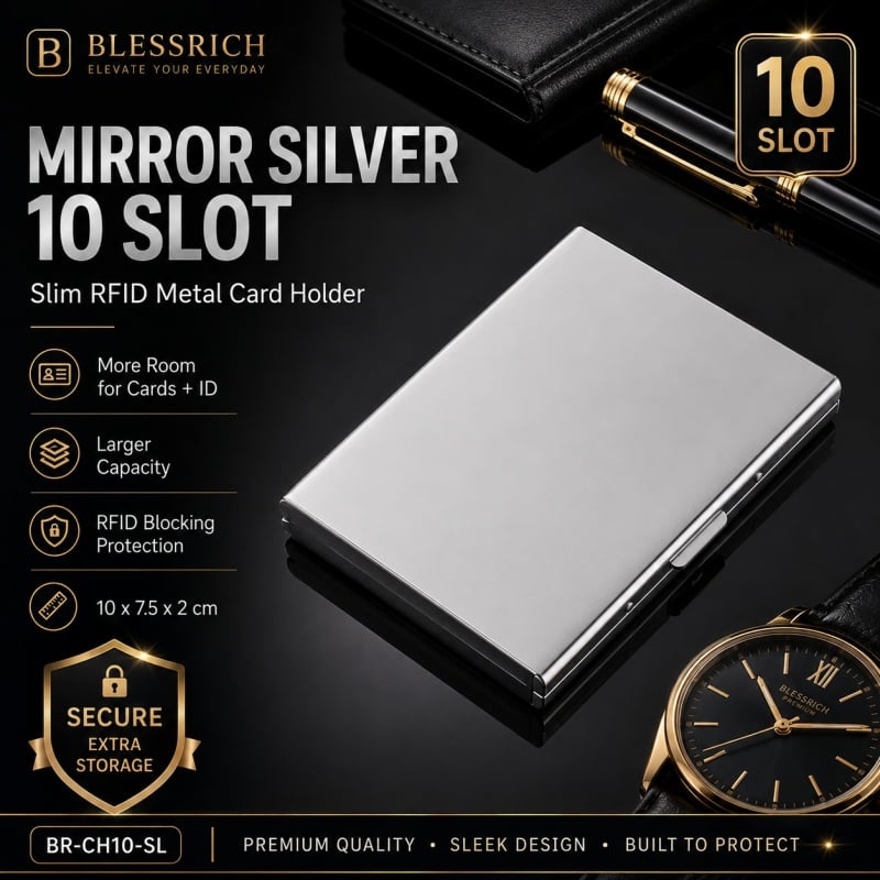 🔥LAST DAY SALE 49% OFF-💳RFID Blocking Metal Card Holder