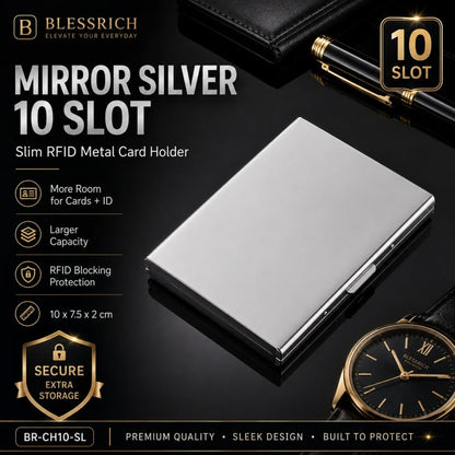 🔥LAST DAY SALE 49% OFF-💳RFID Blocking Metal Card Holder