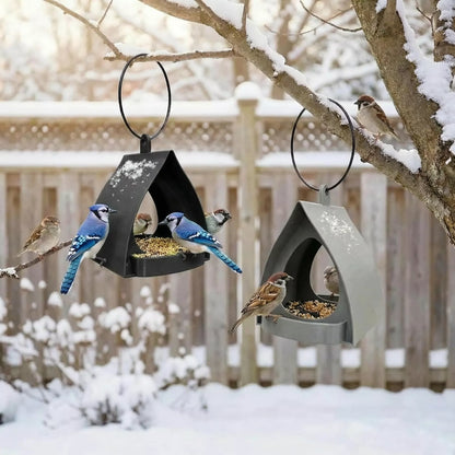 📢📢50%  OFF !! ⏰Hanging Bird Feeder for Garden with Roof🐦
