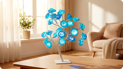 📢📢50% OFF！！⏰🌹Rose Flower Design Tree Night Light🌟