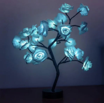 📢📢50% OFF！！⏰🌹Rose Flower Design Tree Night Light🌟