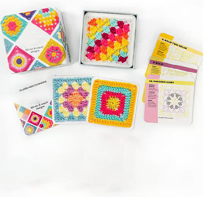 【50 Unique Designs】Crochet Card Set
