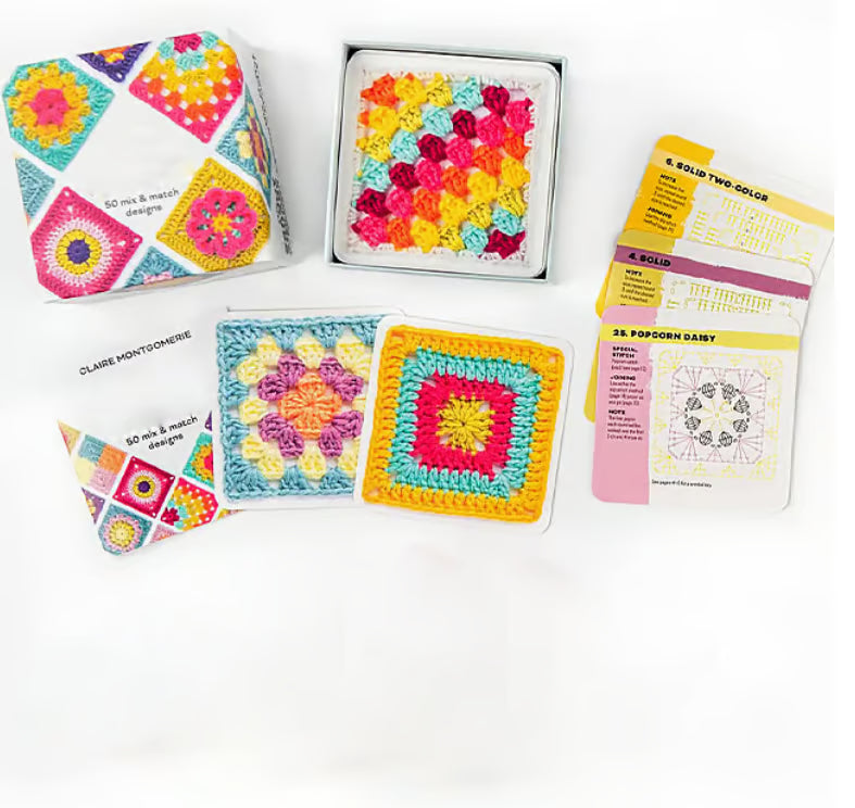 【50 Unique Designs】Crochet Card Set