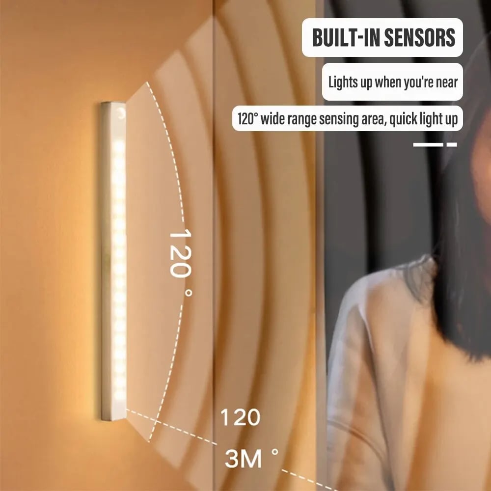 🔥LAST DAY SALE 49% OFF - 💡Punch-free Smart Sensor Magnetic Rechargeable LED Lights