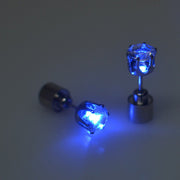Rainbow LED Stud Earrings Halloween Party