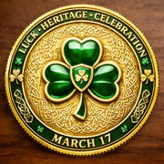 St. Patrick's Day Commemorative Coin – A Celebration of Luck, Heritage, and Spirit