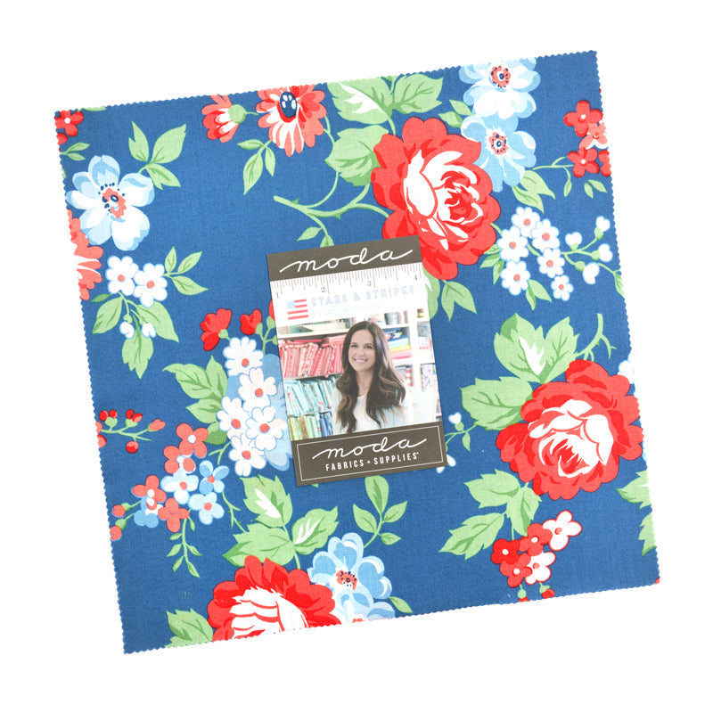 Stars & Stripes Layer Cake | Camille Roskelley | Moda Fabrics | 50% Deposit Preorder | March 2027