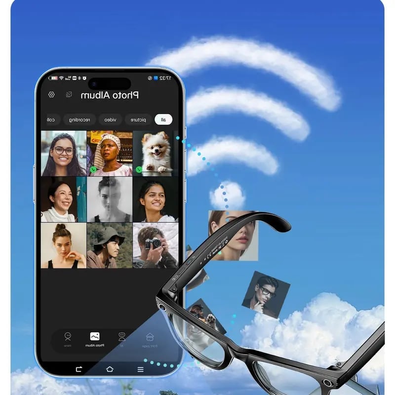 🔥🔥LAST DAY SALE 49% OFF-✨👓Smart AI Translation Camera Bluetooth Glasses