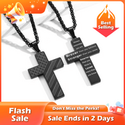 💥🎉✨Flag Cross Necklace,Best Gifts
