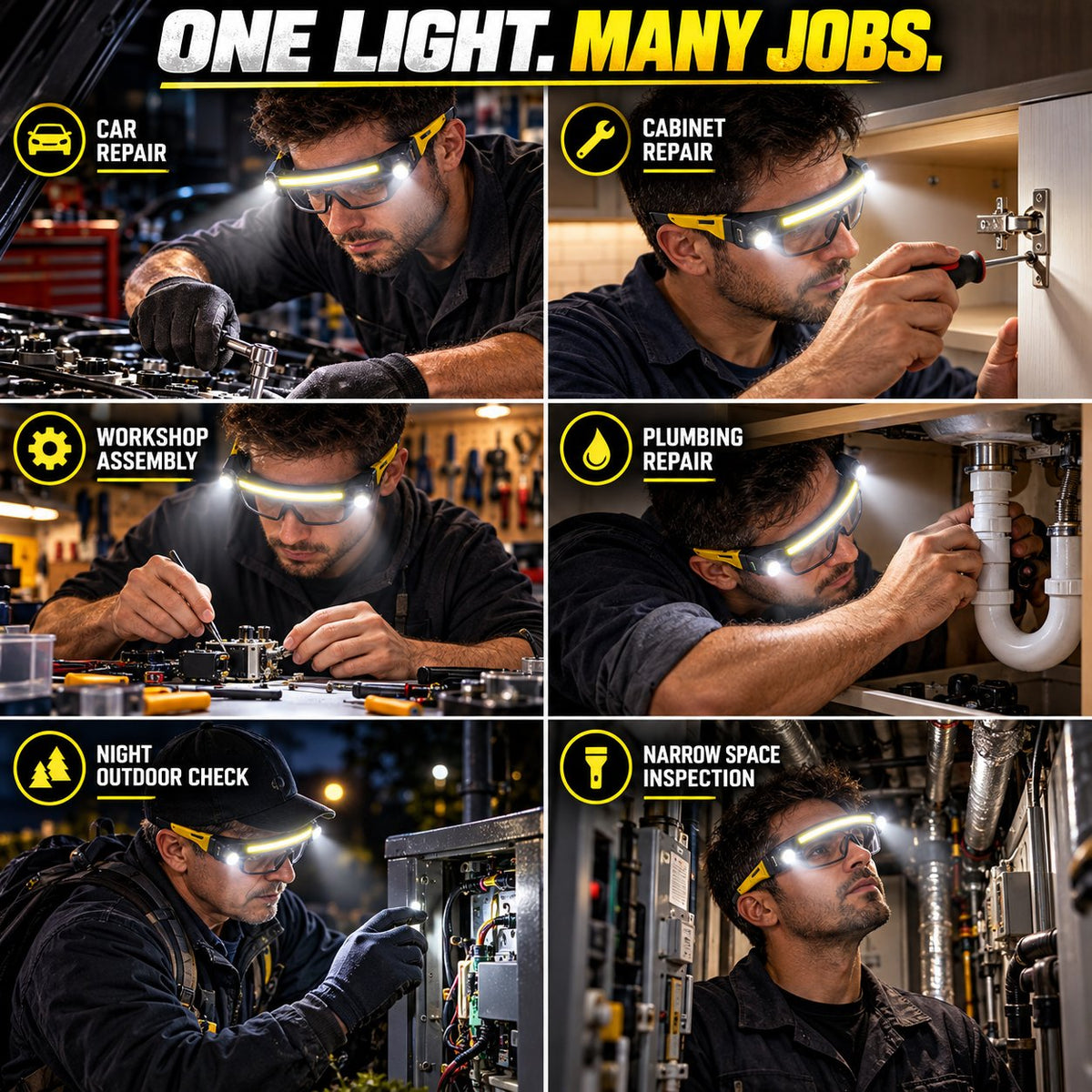 🔥HOT SALE 49% OFF - 👓Hands-Free Pro Light Glasses™