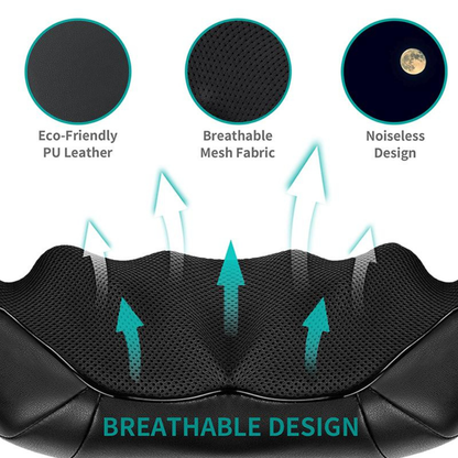 Neck, Back & Shoulder Massager with Heat Shiatsu