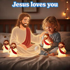 Jesus Night Light Rechargeable Bedside Night Light