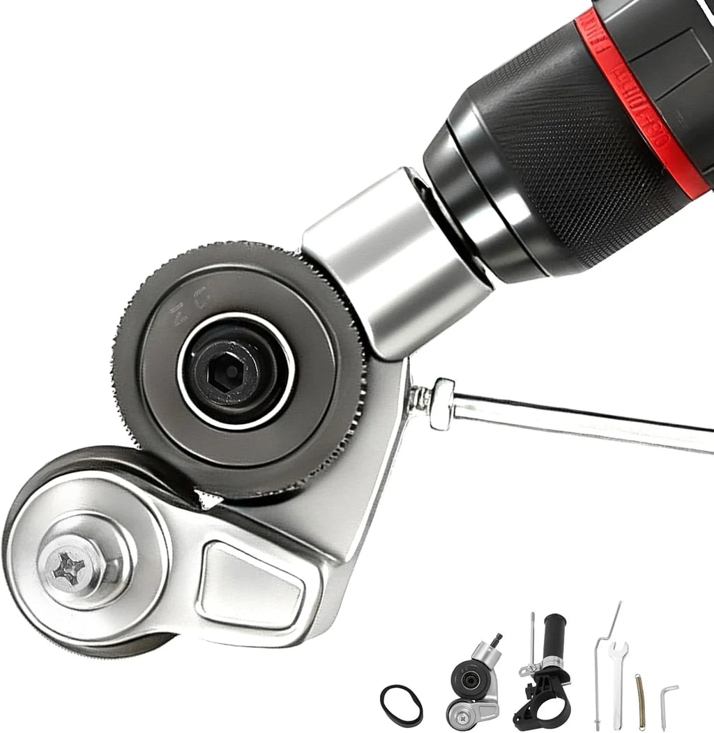 Metal Nibbler Drill Attachment – Effortless Clean Cuts Through Steel, Aluminum, Copper & Plastic Panels