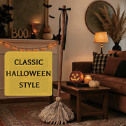 Moving Halloween Broom