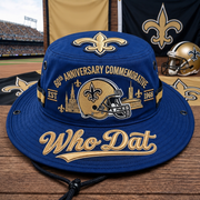 🇺🇸 Last Day Promo: 49% OFF⚜️Who Dat 60th Anniversary commemorative Boonie Hat🏈