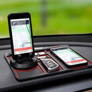4-in-1 Car Anti-Slip Phone Pad | Phone Holder + Aromatherapy + License Plate + Glow Mat