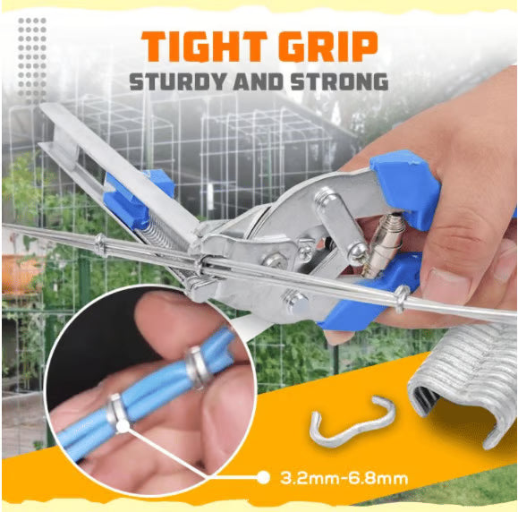 Type M Hog Ring Pliers & Clips Set