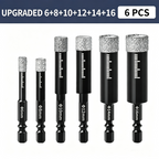 🛠️✨ Limited Time 39% OFF✨ Premium Diamond Drill Bit Set for Tile, Ceramic & Glass