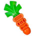 Apasiri Aggressive Chewer Dog Toys, Durable Carrot Leaf Design for Teeth Cleaning & Mental Stimulation