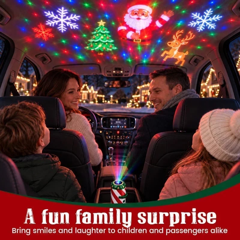 🎅Last Day 49% OFF🎄Merry Ride Christmas Car Projector Light