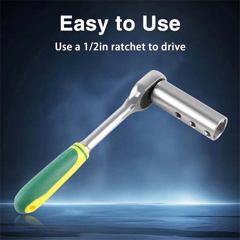 Stainless Steel Trailer Jack Electric Drill Adapter